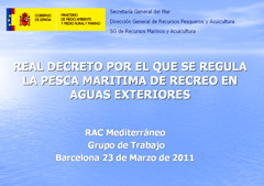 Real Decreto 347/2011, de 11 de marzo, por el que se regula la pesca marítima de recreo en aguas exteriores.